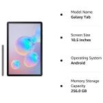 Samsung Galaxy Tab S6 10.5 inches, 256GB WiFi Tablet Mountain Gray - (Renewed)